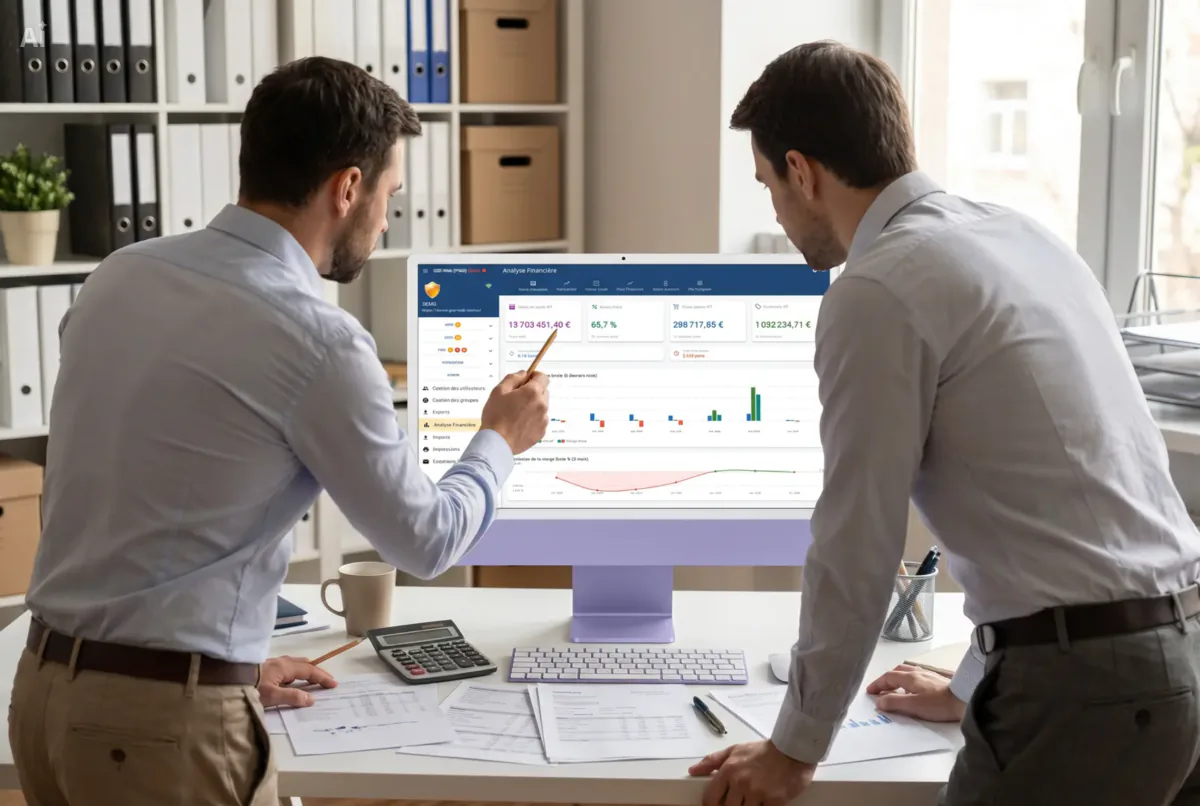 Analytique financière — marges, CUMP, rotation de stock